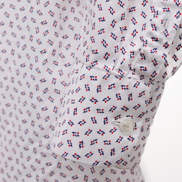 Prada Cotton Geometric Print Shirt - Picture 6 of 13
